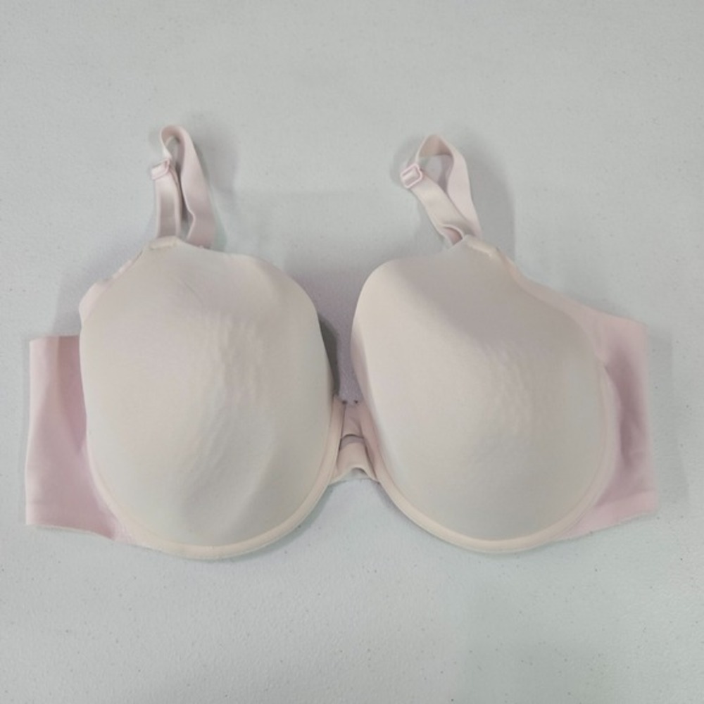 Warners Women Bra 38D Pink Underwire Lightly Lined Adjustable Straps